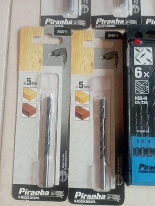 Lote Brocas de calidad pared madera, metal, muelas