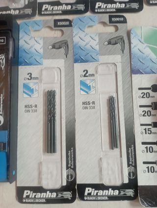 Lote Brocas de calidad pared madera, metal, muelas