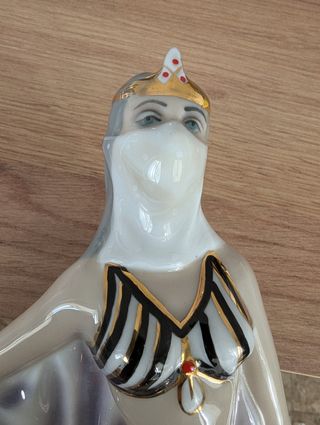 Figuras porcelana moros y cristianos