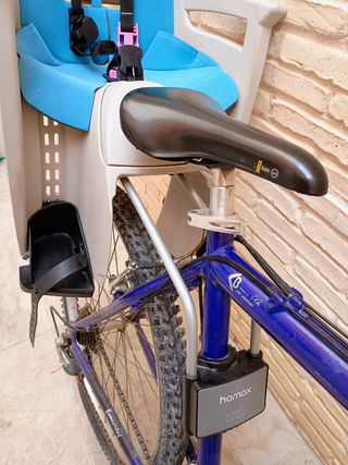 Silla bicicleta portabebés
