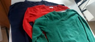 Tres jerséis niño como nuevo