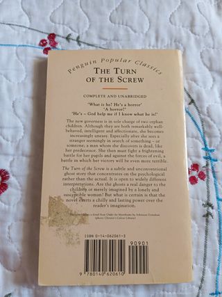 Libro inglés: The turn of The screw