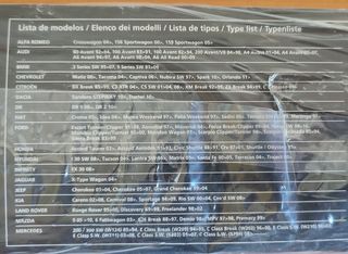 Barras portaequipaje para coche