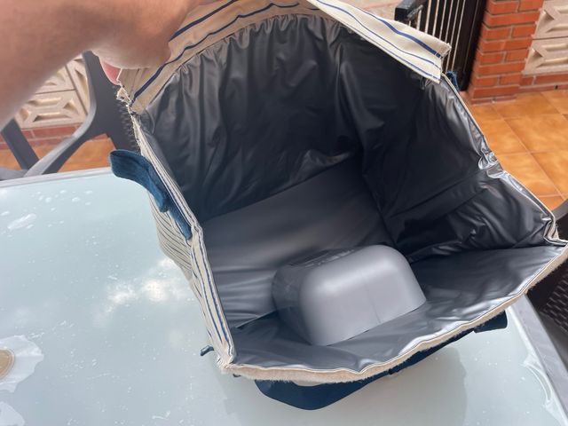 Bolsa/nevera tela electrica