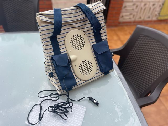 Bolsa/nevera tela electrica