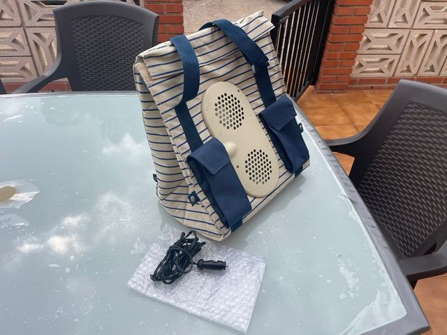 Bolsa/nevera tela electrica