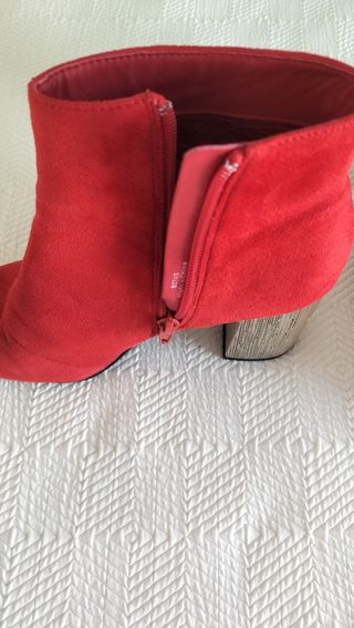 Botines rojos 