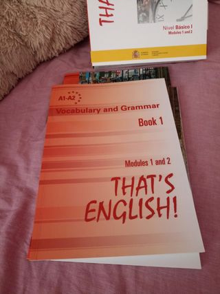 Curso oficial de inglés, That’s English, Básico I