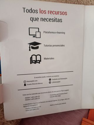 Curso oficial de inglés, That’s English, Básico I