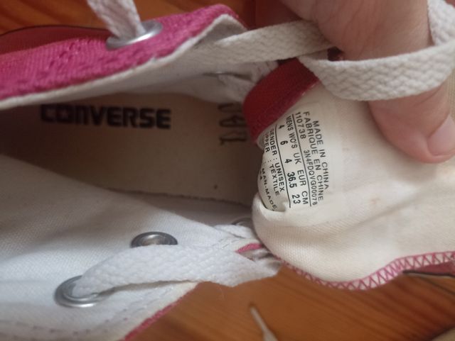 Converse botín fucsia 36