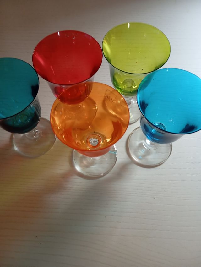 Copas de colores