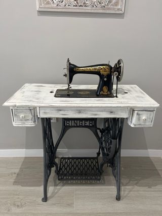 Maquina singer restaurada