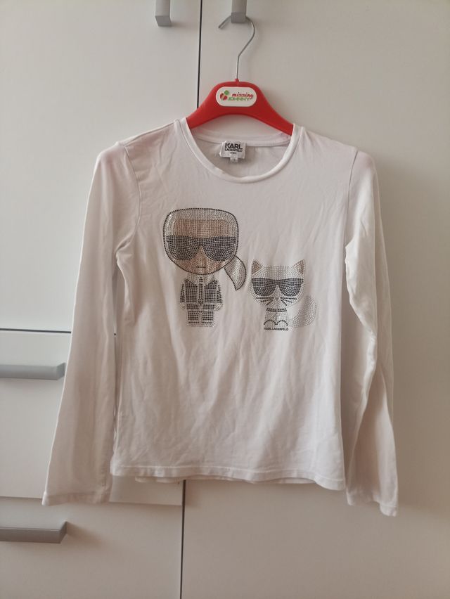 Camiseta strass Karl lagerfeld niño 12años