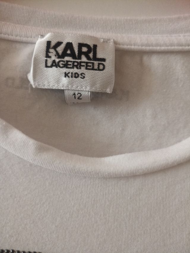 Camiseta strass Karl lagerfeld niño 12años