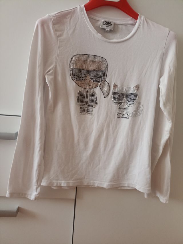 Camiseta strass Karl lagerfeld niño 12años