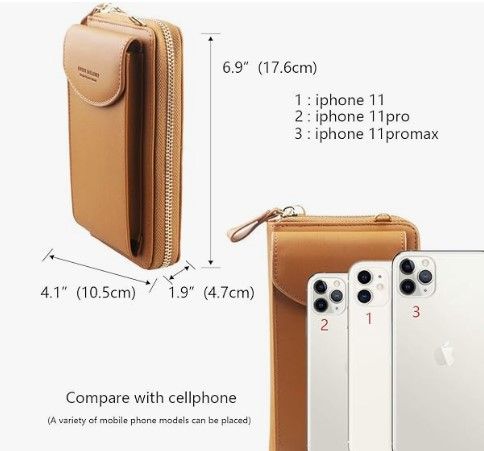 Jangostor Bolso para el teléfono Celular y tarjeta