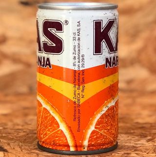 Lata Vazia Antiga Kas Naranja Espanha #213