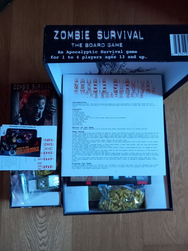 Zombi Survival - gioco da tavolo + esp.