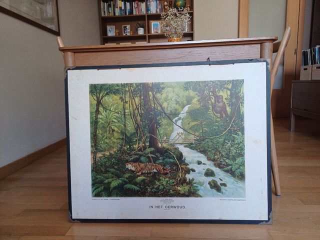 Único mural escolar de Indias Holandesas