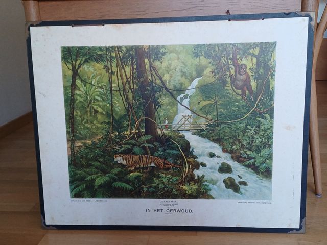 Único mural escolar de Indias Holandesas