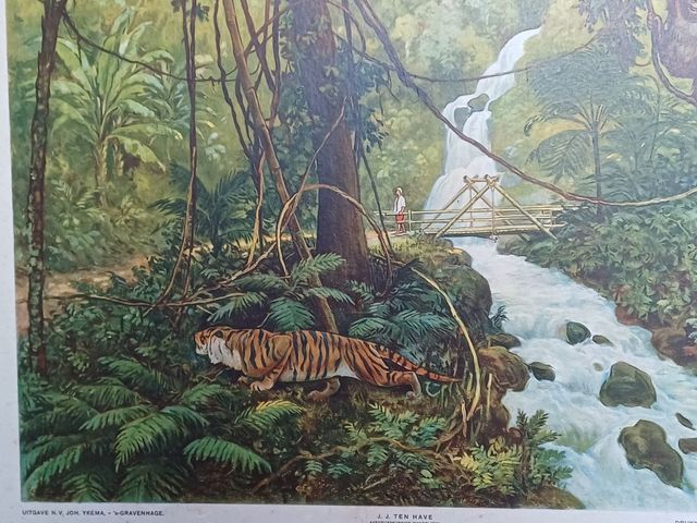 Único mural escolar de Indias Holandesas