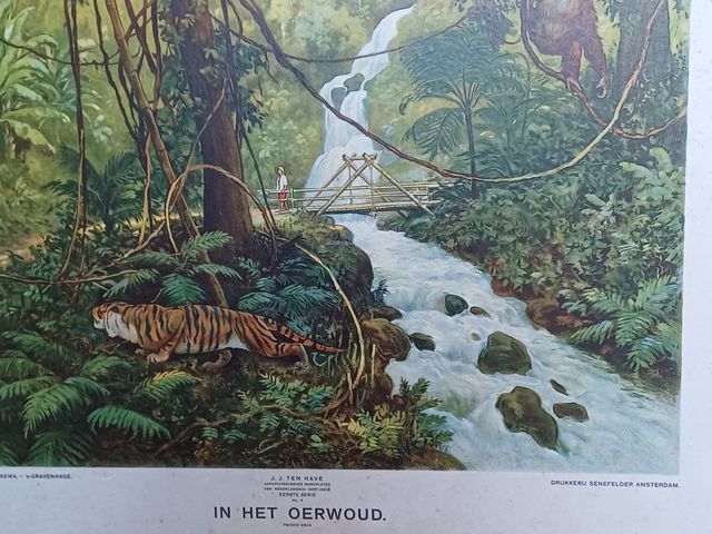 Único mural escolar de Indias Holandesas