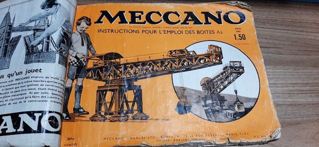 Antiguo MECANNO francés entre 1934 y 1950