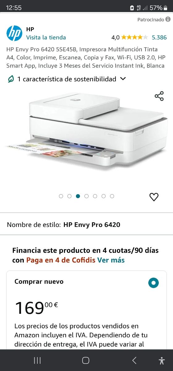 Impresora HP Envy 6420