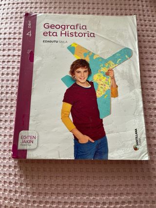 Libro de texto DBH 4. Geografia eta Historia 