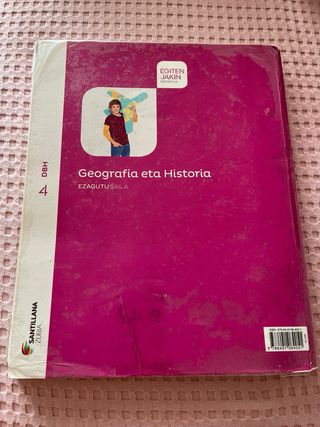Libro de texto DBH 4. Geografia eta Historia 
