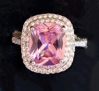 ANILLO CIRCONITAS ROSA DE FRANCIA TALLA 17 A 20