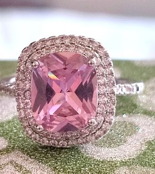 ANILLO CIRCONITAS ROSA DE FRANCIA TALLA 17 A 20