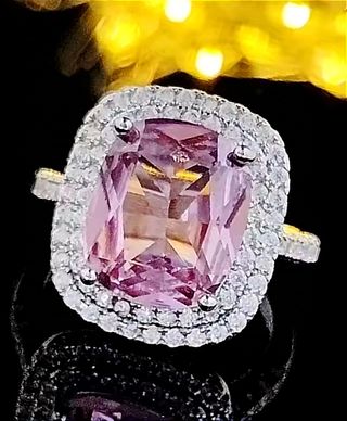 ANILLO CIRCONITAS ROSA DE FRANCIA TALLA 17 A 20