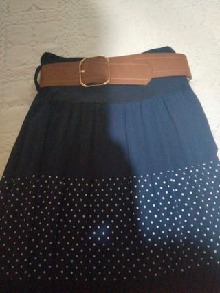 Falda larga vaporosa 