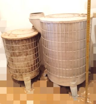 ESTUFA LEÑA REDONDA HIERRO VARIOS TAMAÑOS