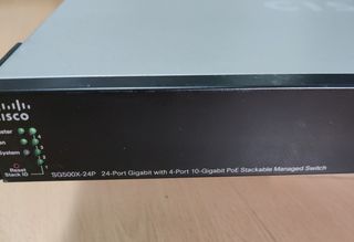 Switch POE+ gestionado L2/L3 Cisco SG500X-24P
