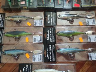 Señuelos de pesca Vega y daiwa