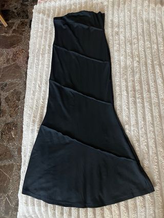 Vestido palabra de honor bajo sirena SHEIN