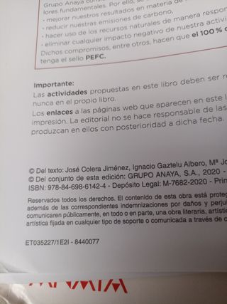 Libros de matemáticas 3⁰ ESO