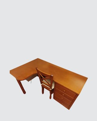 Mesa o escritorio de madera maciza de roble ✓