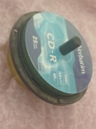 Cd para grabar blanco tarrina