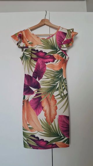 VESTIDO INVITADA ESTAMPADO FLORAL