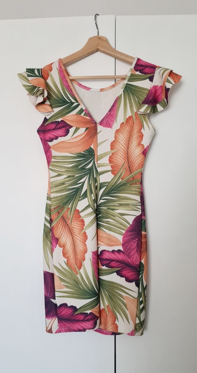 VESTIDO INVITADA ESTAMPADO FLORAL