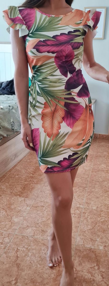 VESTIDO INVITADA ESTAMPADO FLORAL