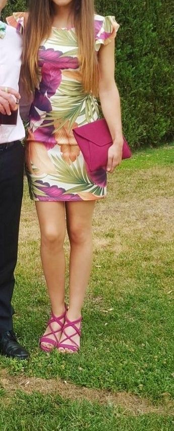 VESTIDO INVITADA ESTAMPADO FLORAL