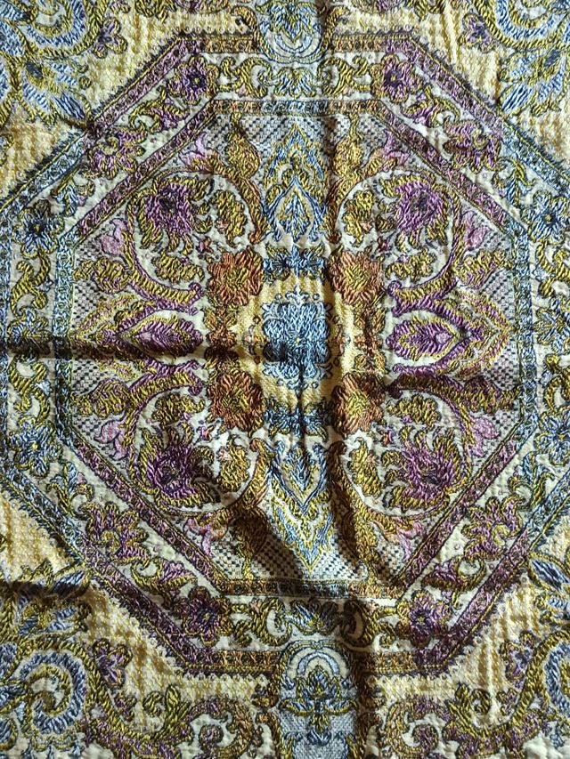 Centro de mesa + mantel de seda