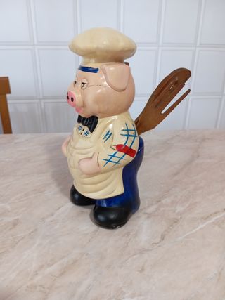 Portaposate maiolica a forma di