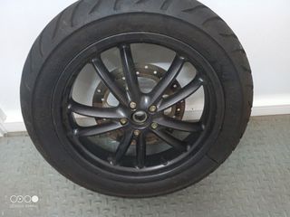 Rueda trasera completa Piaggio 