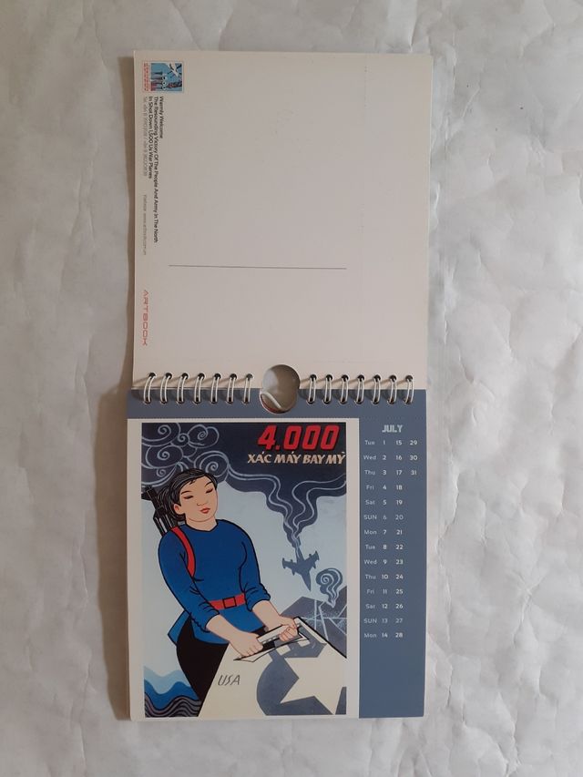 Vietnam 12 postales calendario 2014