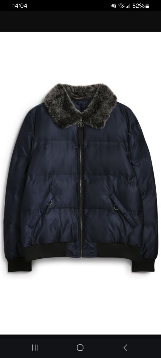 Abrigo azul marino Primark